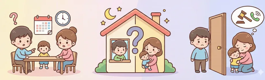 探視權約定全攻略：一定要過夜嗎？對方不給看小孩怎麼辦？